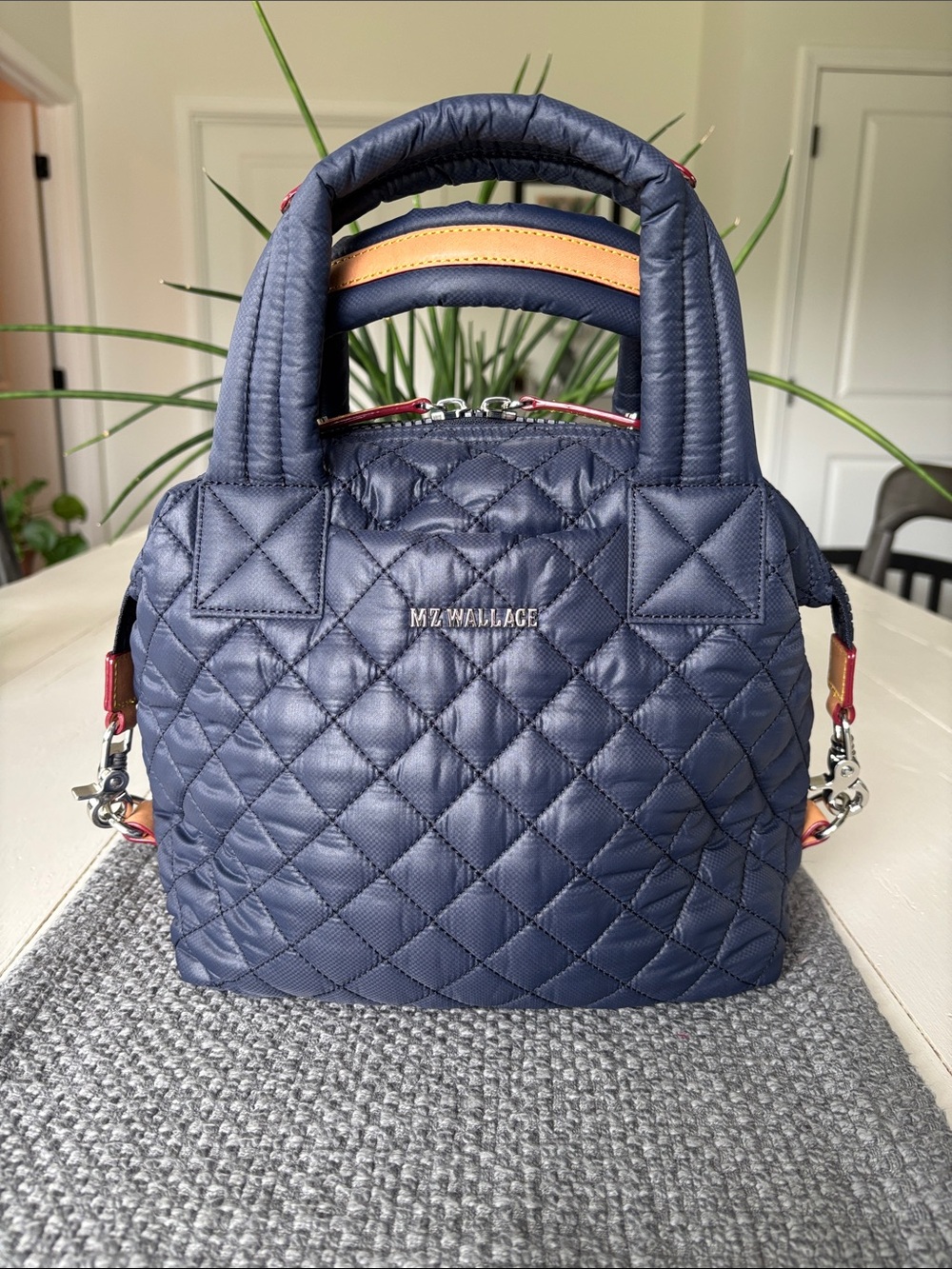 MZ Wallace Small Sutton in Dawn/Silver Hardware